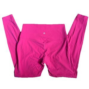 Lululemon Pink Stretch Leggings Full Length Women’s See Measurements